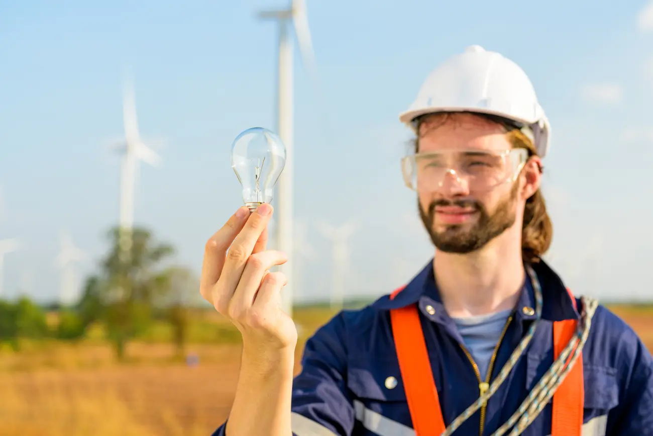 renewable energy engineer working on wind turbine 2024 10 11 02 59 13 utc